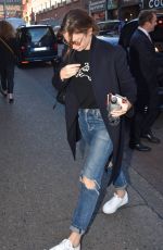 RUTH WILSON Arrives at Her Hotel in Dublin 09/12/2018