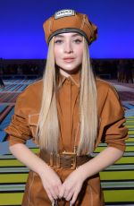 SABRINA CARPENTER at Versace Fashion Show in Milan 09/21/2018