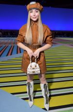 SABRINA CARPENTER at Versace Fashion Show in Milan 09/21/2018