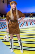 SABRINA CARPENTER at Versace Fashion Show in Milan 09/21/2018