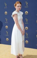 SADIE SINK at Emmy Awards 2018 in Los Angeles 09/17/2018