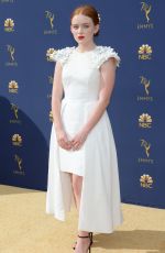 SADIE SINK at Emmy Awards 2018 in Los Angeles 09/17/2018