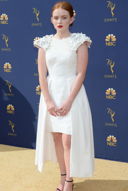 SADIE SINK at Emmy Awards 2018 in Los Angeles 09/17/2018