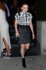 SADIE SINK Leaves Maxfield Party in West Hollywood 09/18/2018