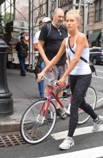 SAILOR BRINKLEY Out with Her Bike in New York 09/12/2018