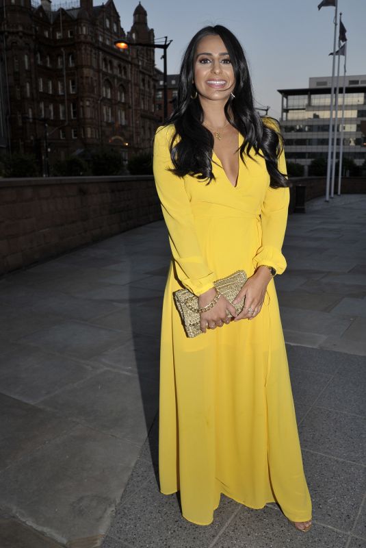 SAIR KHAN at Eddie Stowbart Charity Ball in Manchester 08/31/2018