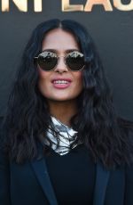 SALMA HAYEK at Saint Laurent Show at Paris Fashion Week 09/25/2018