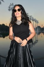 SALMA HAYEK at Saint Laurent Show at Paris Fashion Week 09/25/2018
