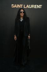 SALMA HAYEK at Saint Laurent Show at Paris Fashion Week 09/25/2018