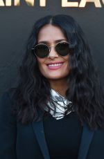 SALMA HAYEK at Saint Laurent Show at Paris Fashion Week 09/25/2018