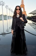 SALMA HAYEK at Saint Laurent Show at Paris Fashion Week 09/25/2018
