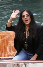 SALMA HAYEK Out and About in Venice 09/02/2018