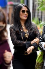 SALMA HAYEK Out in Toronto 09/08/2018