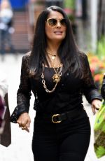 SALMA HAYEK Out in Toronto 09/08/2018