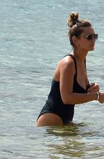 SAM FAIERS in Swimsuit at a Beach in Sardinia 09/11/2018