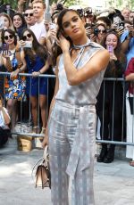 SARA SAMPAIO Arrives at Giorgio Armani Show at Milan Fashion Week 09/23/2018