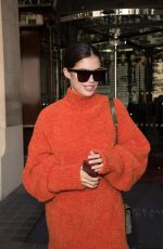 SARA SAMPAIO Leaves Royal Monceau Hotel in Paris 09/26/2018