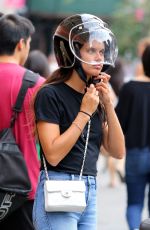 SARA SAMPAIO Out on a Bike in New York 09/01/2018