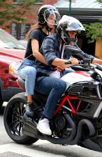 SARA SAMPAIO Out on a Bike in New York 09/01/2018