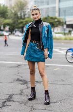 SARAH ELLEN Out at New York Fashion Week 09/11/2018