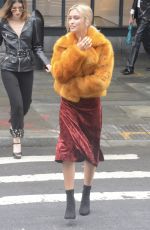SARAH ELLEN Out at New York Fashion Week 09/12/2018