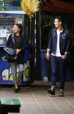 SARAH HYLAND and Wells Adams at Pace Restaurant in Los Angeles 08/31/2018