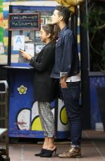 SARAH HYLAND and Wells Adams at Pace Restaurant in Los Angeles 08/31/2018