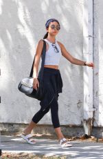 SARAH HYLAND at a Gym in Studio City 08/30/2018
