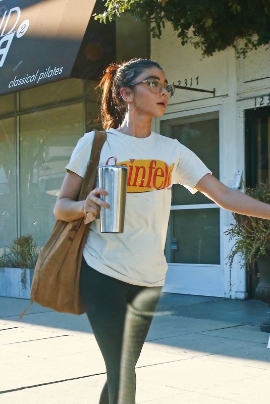 SARAH HYLAND at a Salon in Studio City 09/18/2018