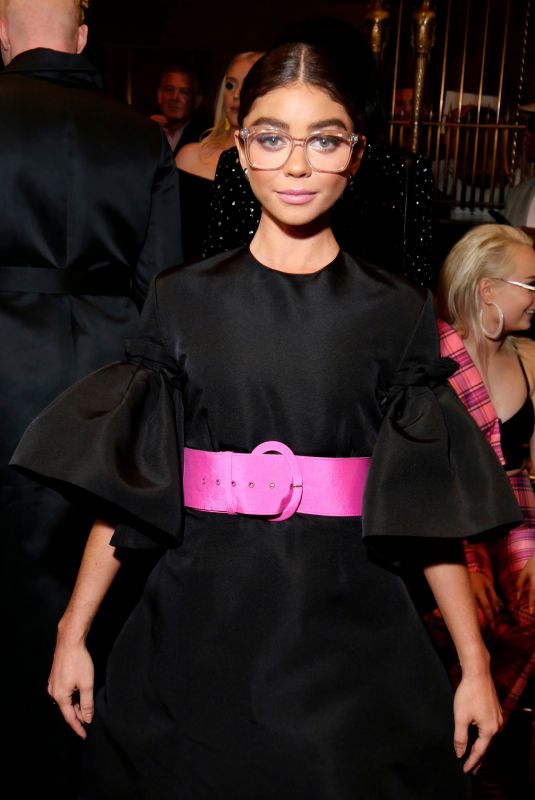 SARAH HYLAND at Christian Siriano Fashion Show in New York 09/08/2018