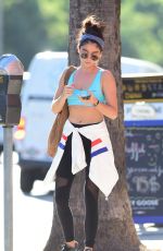 SARAH HYLAND Leaves a Gym in Los Angeles 09/13/2018