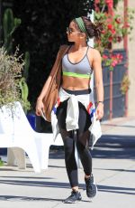 SARAH HYLAND Leaves a Gym in Los Angeles 09/19/2018