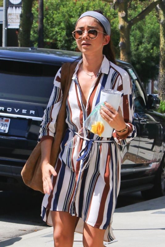 SARAH HYLAND Leaves a Gym in Studio City 09/06/2018