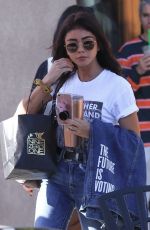 SARAH HYLAND Leaves Nine Zero One Salon in West Hollywood 09/27/2018