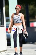 SARAH HYLAND Out and About in Los Angeles 09/14/2018