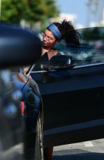 SARAH HYLAND Out in Los Angeles 09/02/2018