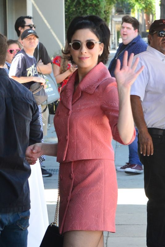 SARAH SILVERMAN at Craig’s Restaurant in West Hollywood 09/15/2018