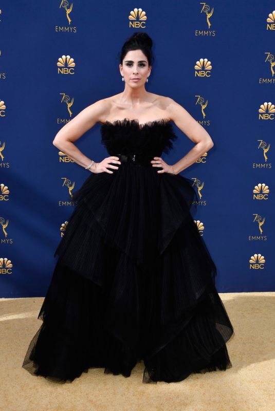 SARAH SILVERMAN at Emmy Awards 2018 in Los Angeles 09/17/2018