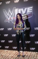 SASHA BANKS at WWE Press Conference in Shanghai 09/01/2018