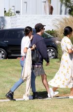 SELENA GOMEZ Arrives at a Church in Orange County 09/23/2018