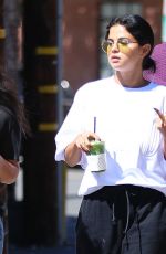 SELENA GOMEZ Leaves Alfred Coffee in Studio City 09/22/2018