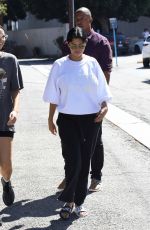 SELENA GOMEZ Leaves Alfred Coffee in Studio City 09/22/2018