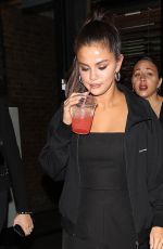 SELENA GOMEZ Leaves La Esquina in New York 09/08/2018