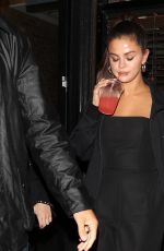 SELENA GOMEZ Leaves La Esquina in New York 09/08/2018
