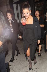 SELENA GOMEZ Leaves La Esquina in New York 09/08/2018