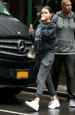 SELENA GOMEZ Out and About in New York 09/10/2018