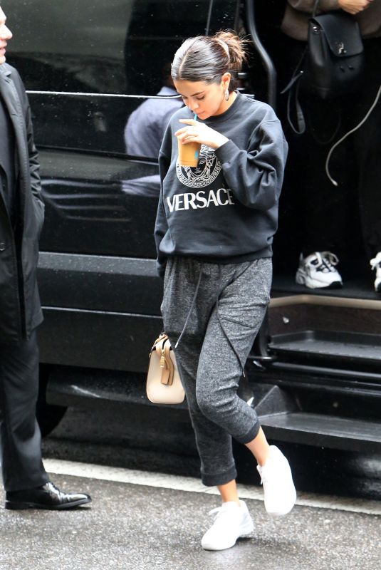 SELENA GOMEZ Out and About in New York 09/10/2018