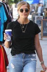 SELMA BLAIR in Ripped Jeans Out in Los Angeles 09/20/2018