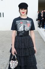 SHAILENE WOODLEY at Christian Dior Show at Paris Fashion Week 09/24/2018
