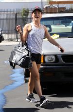 SHARNA BURGESS Arrives at DWTS Rehearsal in Los Angeles 09/15/2018